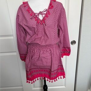 Pink Geometric Women's dress